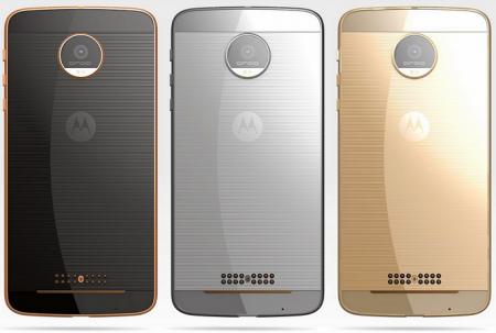 Motorola Moto Z: Black/Gray, Black/Rose Gold, Black/Gold